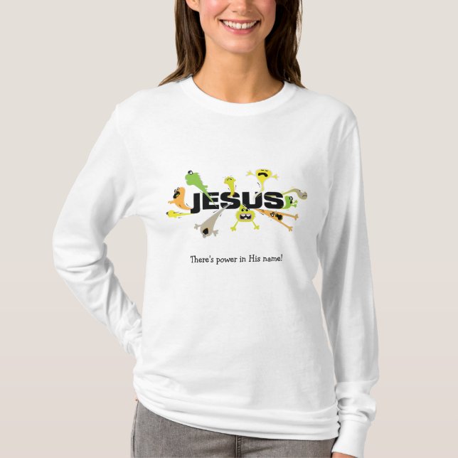 T-shirts Assustador Jesus (Frente)