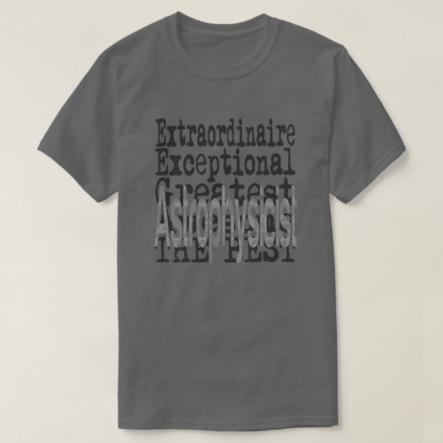 T-shirts Astrofísico Extraordinário (Frente do Design)