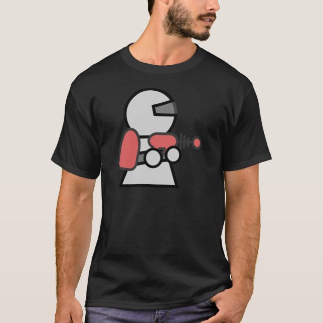 T-shirts Astronauta dos desenhos animados (Frente)