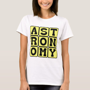 T-shirts Astronomia, Estudo do Espaço Exterior