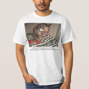 T-shirts Ataque do gato do Natal