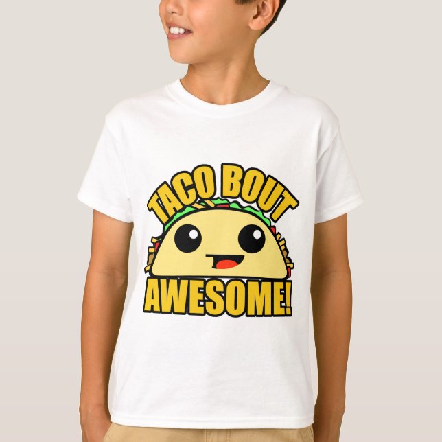 T-shirts Ataque do Taco impressionante (Frente)