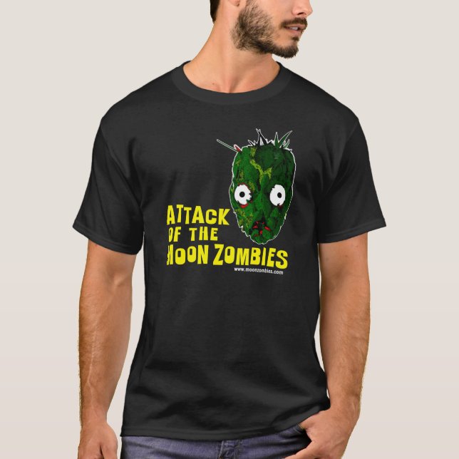 T-shirts Ataque dos zombis da lua! (Frente)