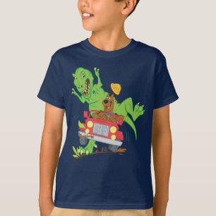 T-shirts Ataque T-Rex Scooby-Doo