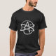 T-shirts Ateísmo Logotipo Atom Legal Anti Religion Tee (Frente)