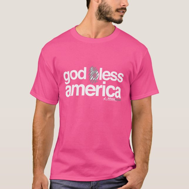 T-shirts Ateu - América Godless (Frente)