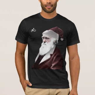 T-shirts Ateu - Natal de Darwin como Papai Noel