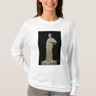 T-shirts Athena com um cist, cópia romana de um século IV