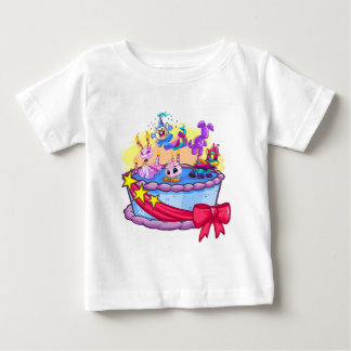 T-shirts Atirada Do Grupo Birthday Cake