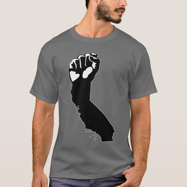 T-shirts Atitude de Califórnia e orgulhoso (Frente)