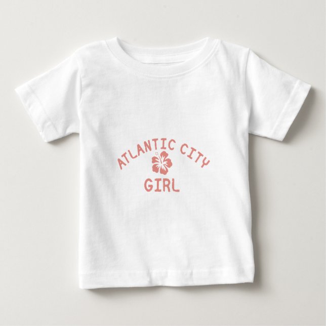 T-shirts Atlantic City Pink Girl (Frente)