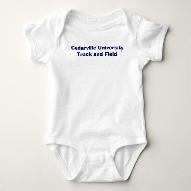 T-shirts Atletismo da universidade de Cedarville (Frente)