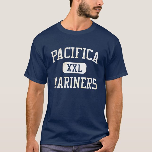 T-shirts Atletismo dos navegadores de Pacifica (Frente)