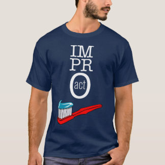 T-shirts ATO de Impro - obscuridade da escova de dentes