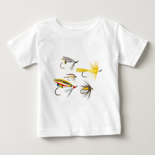 T-shirts Atrações da pesca com mosca (Frente)