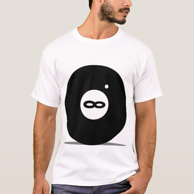 T-SHIRTS ATRÁS DA BOLA DA INFINIDADE (Frente)