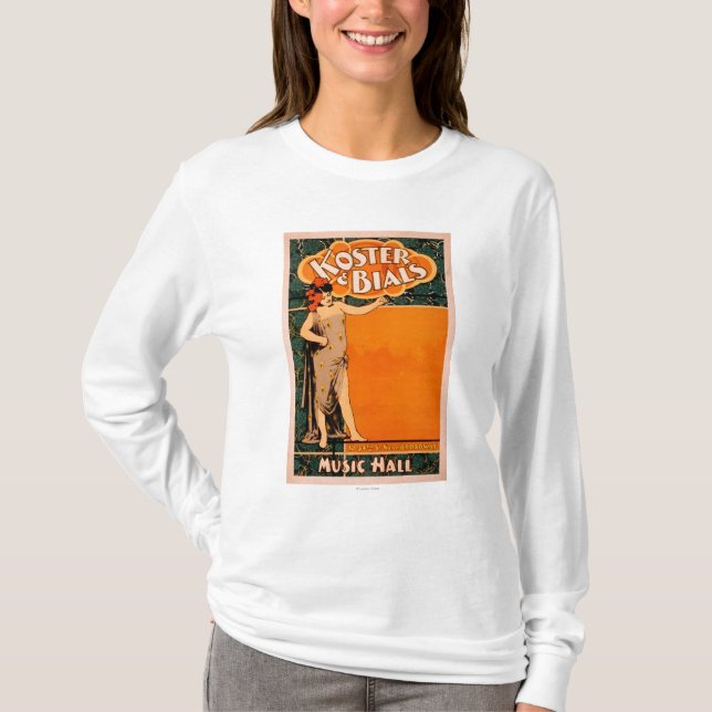 T-shirts Auditório de Koster & de Bial perto de Broadway (Frente)