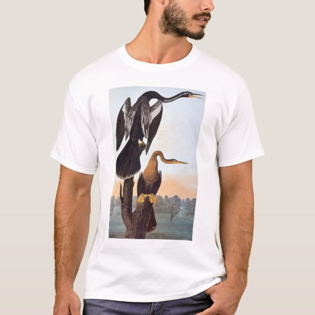 T-shirts Audubon: Anhinga (Frente)