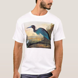 T-shirts Audubon: Garça-real de azul pequeno