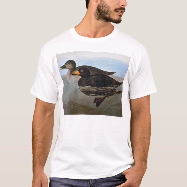 T-shirts Audubon: Negrinha preta (Frente)