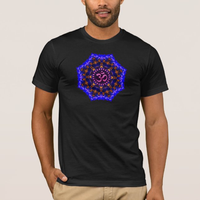 T-shirts Aum Energy Mandala Om Shirt (Frente)