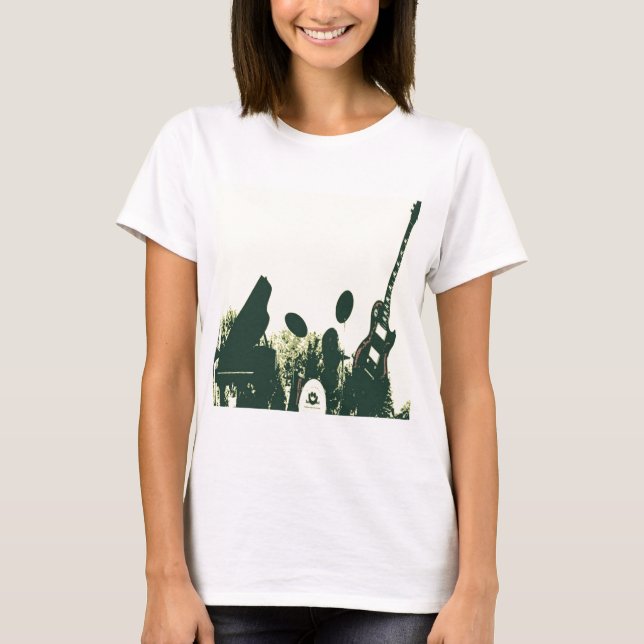 T-shirts Aumenta/Banda (Frente)