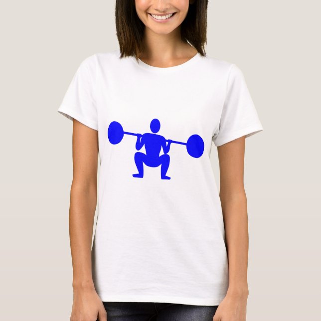 T-shirts Aumento de peso 01 - Azul (Frente)
