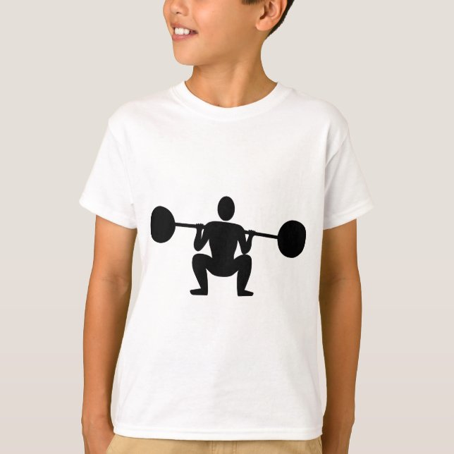 T-shirts Aumento de peso 01 - Preto (Frente)