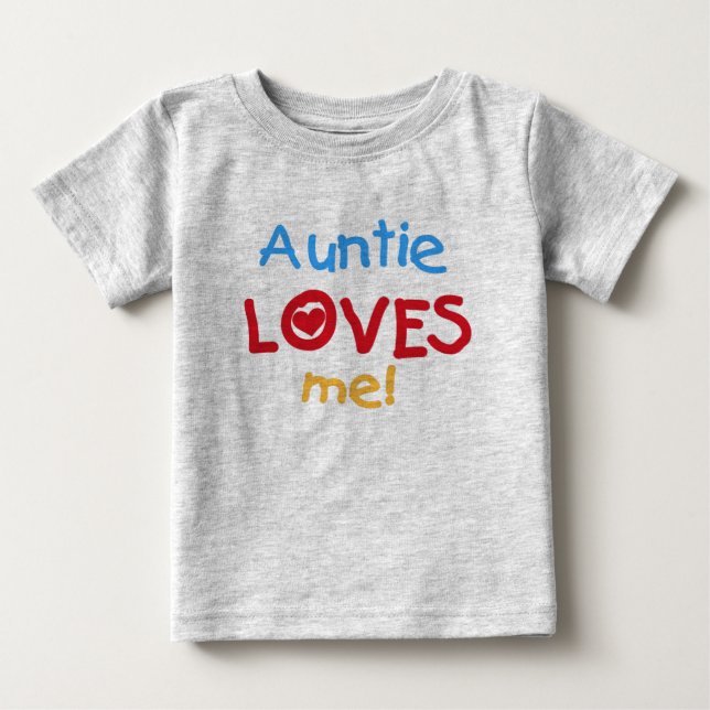 T-shirts Auntie Amor Me (Frente)
