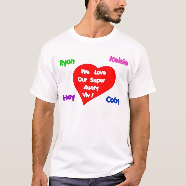 T-shirts Aunty super Viv (Frente)