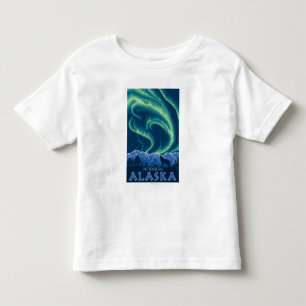 T-shirts Aurora boreal - Petersburgo, Alaska