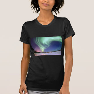 T-shirts Aurora Borealis, ou aurora boreal, Alaska