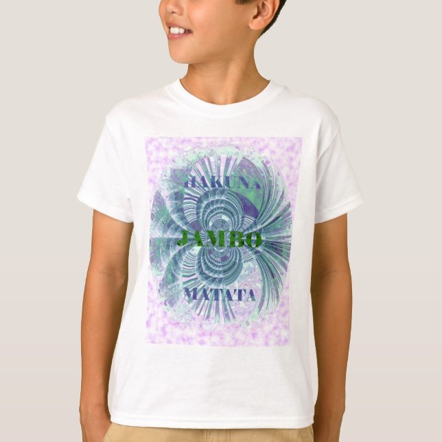 T-shirts Aurora Matata Art Impressão (Frente)