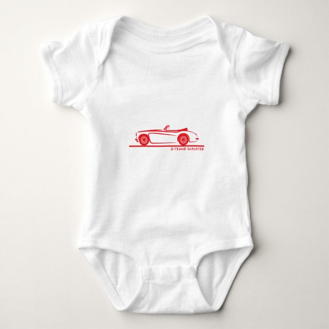 T-shirts Austin Healey 3000 MK II (Frente)