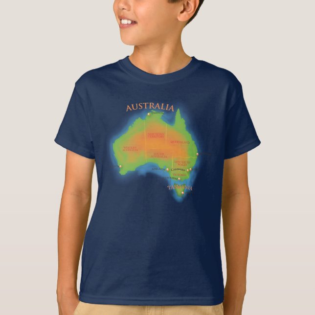 T-shirts Austrália (Frente)