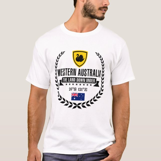 T-shirts Austrália Ocidental (Frente)