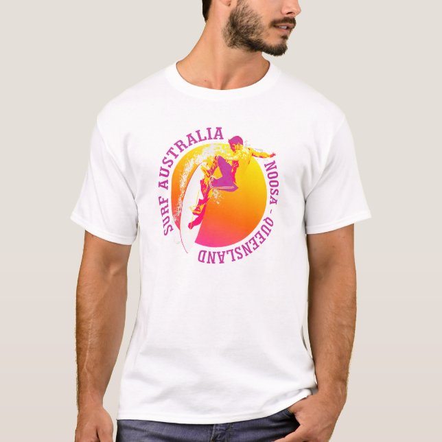T-shirts Austrália surf (Noosa) (Frente)