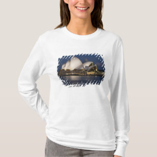 T-shirts Austrália, Sydney. Casa da Ópera à noite em