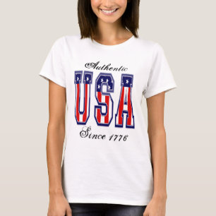 T-shirts Autêntico Patriótico EUA