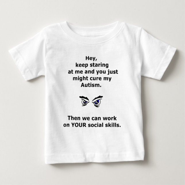 T-shirts Autismo/KeepStaring (Frente)