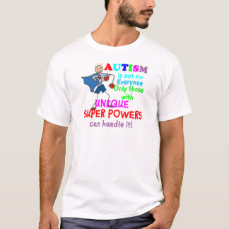 T-shirts Autismo original dos poderes super
