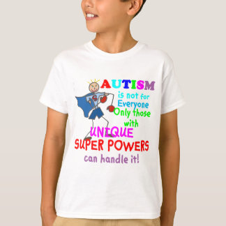 T-shirts Autismo original dos poderes super