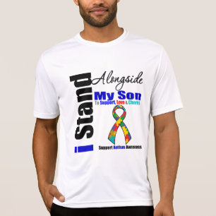 T-shirts Autismo que eu estou ao lado de meu filho