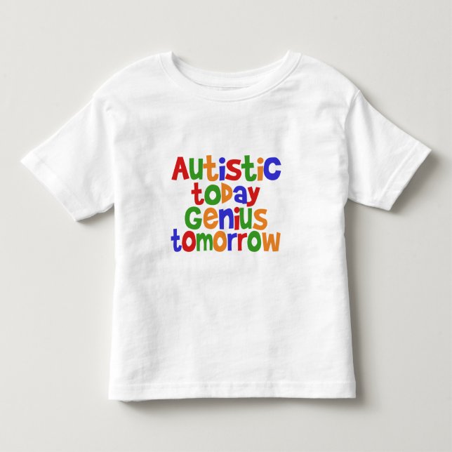 T-shirts Autista hoje (Frente)