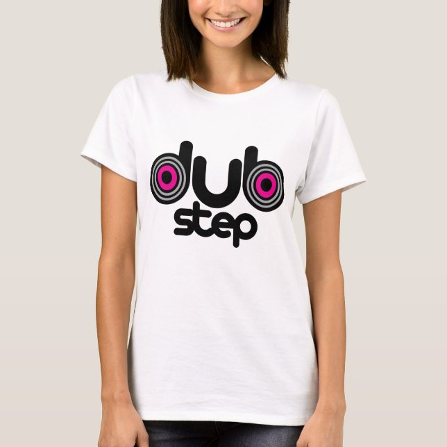 T-shirts Auto-falante de Dubstep (Frente)