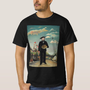 T-shirts Autorretrato Paisagem 1890, Henri Rousseau