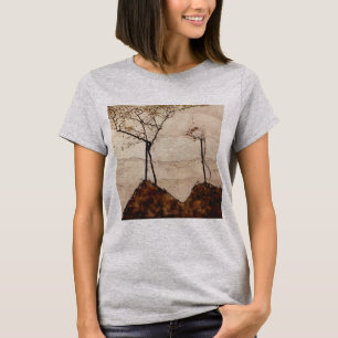 T-shirts Autumn e Árvores por Egon Schiele, Vintage Art