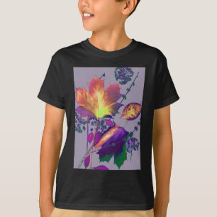 T-shirts Autumn Leaves em Lilac