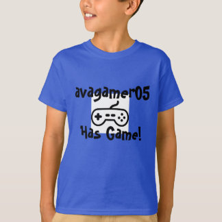 T-shirts avagamer05 tem estilo de jogo 2