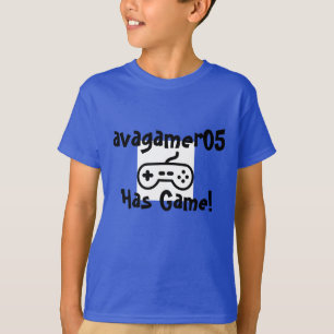 T-shirts avagamer05 tem o estilo 2 do jogo